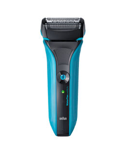 WaterFlex Wet/Dry Electric Shaver Blue with swivel head